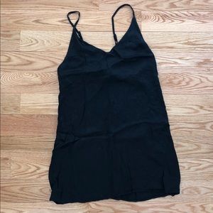 Black slip dress from American eagle